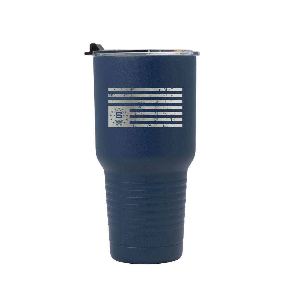 30oz Stainless Steel Tumbler |  Kyle Seraphin Suspendables Flag