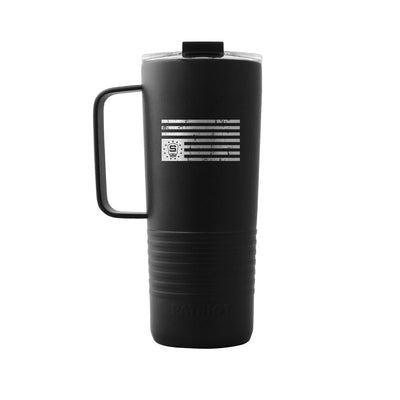 19oz Insulated Travel Mug | Kyle Seraphin Suspendables Flag