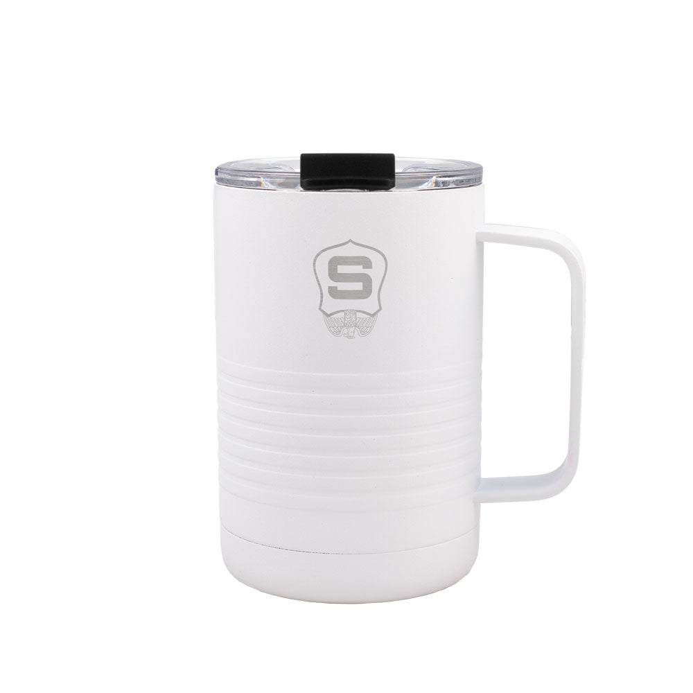 16oz Insulated Coffee Mug | Kyle Seraphin Suspendables Badge