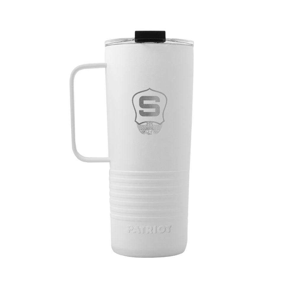 19oz Insulated Travel Mug | Kyle Seraphin Suspendables Badge