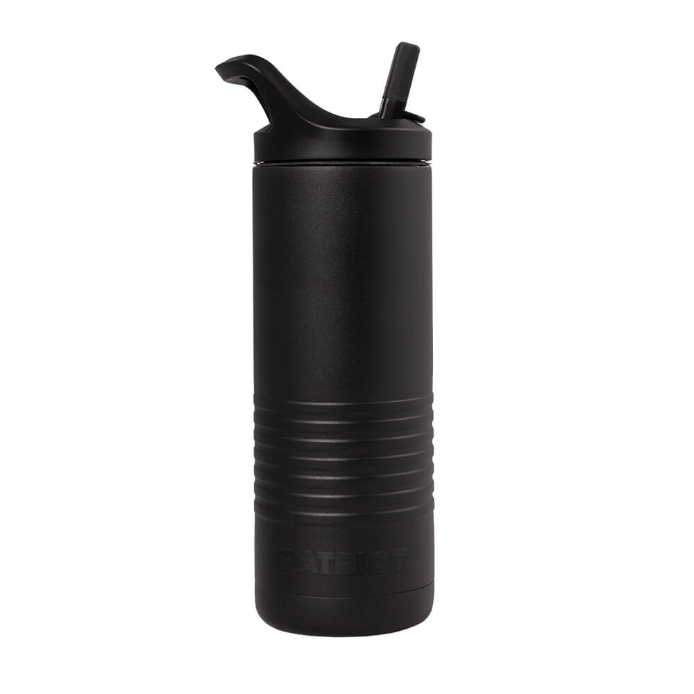 34oz Black Painted Stainless Steel Water Bottle – Friends of